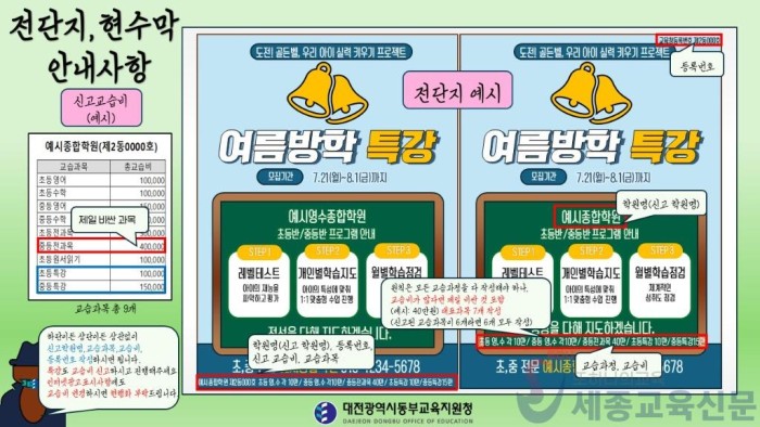 3-1. 학원교습소 광고표시사항 안내 전단지 제작.jpg